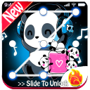 Panda Lock Screen, Cute Panda wallpaper