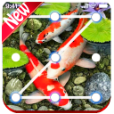 Koi fish lock screen japanese koi fish 3D locker