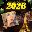New Year 2026 Photo Frame