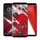 Red And White Wallpaper