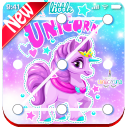 Pony unicorn Lock screen, pony unicorn wallpaper