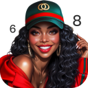 Black Color - Color by Number