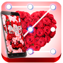 Red Rose Diamond Lock Screen Pattern & Passcode